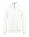 Berna Man Sweatshirt Ivory Size Xl Cotton In White