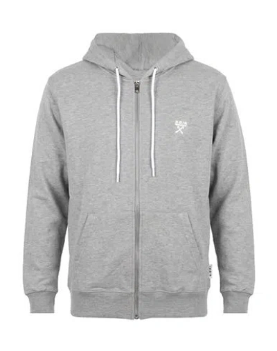 Berna Man Sweatshirt Light Grey Size M Cotton, Polyester In Gray