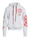 Berna Man Sweatshirt Light Grey Size S Cotton In White