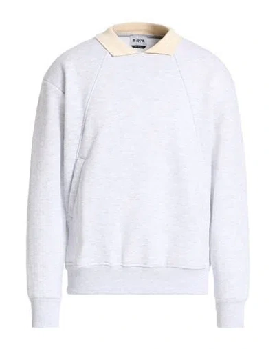 Berna Man Sweatshirt Light Grey Size Xxl Cotton, Polyester In White
