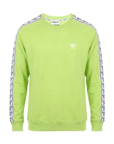 Berna Man Sweatshirt Lime Green Size L Cotton