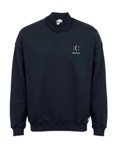 Berna Man Sweatshirt Midnight Blue Size Xxl Cotton, Polyester In Green