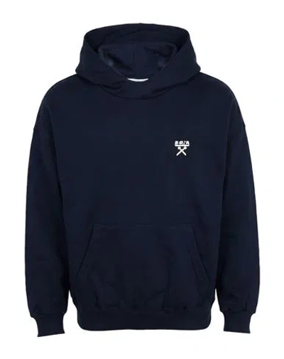 Berna Man Sweatshirt Navy Size S Cotton, Polyester In Blue