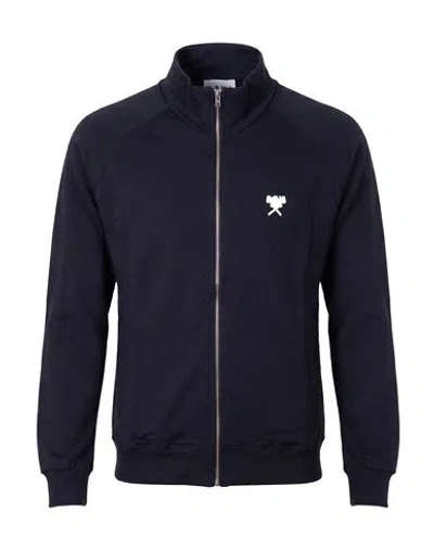 Berna Man Sweatshirt Navy Size S Cotton, Polyester