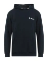 Berna Man Sweatshirt Navy Blue Size Xxl Cotton In Navy Blue