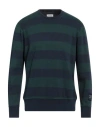 Berna Man Sweatshirt Navy Blue Size Xxl Cotton In Navy Blue