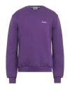 Berna Man Sweatshirt Purple Size M Cotton, Polyester