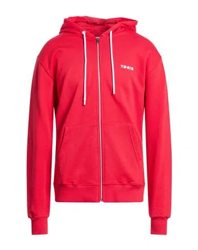 Berna Man Sweatshirt Red Size Xl Cotton