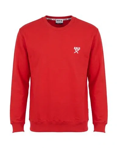 Berna Man Sweatshirt Tomato Red Size Xl Cotton, Polyester