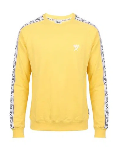 Berna Man Sweatshirt Yellow Size S Cotton