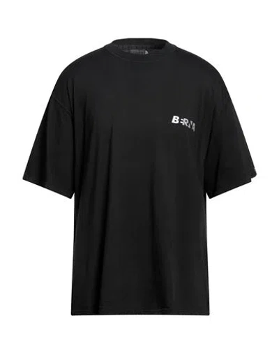 Berna Man T-shirt Black Size 2 Cotton