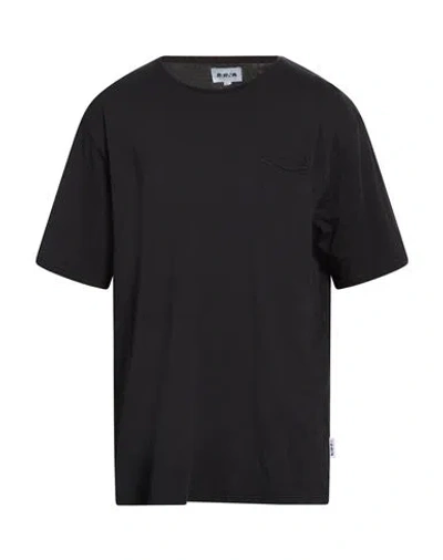 Berna Man T-shirt Black Size 3xl Cotton In Blue