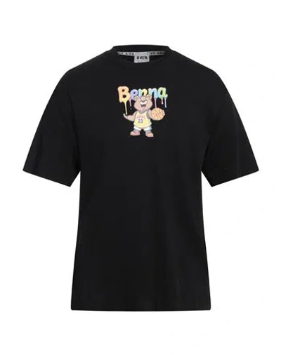 Berna Man T-shirt Black Size Xl Cotton