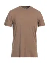 Berna Man T-shirt Brown Size S Cotton