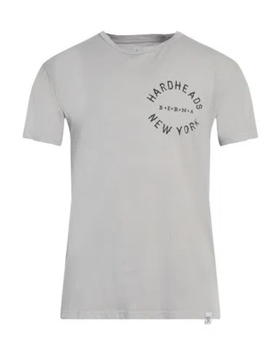 Berna Man T-shirt Light Grey Size M Cotton