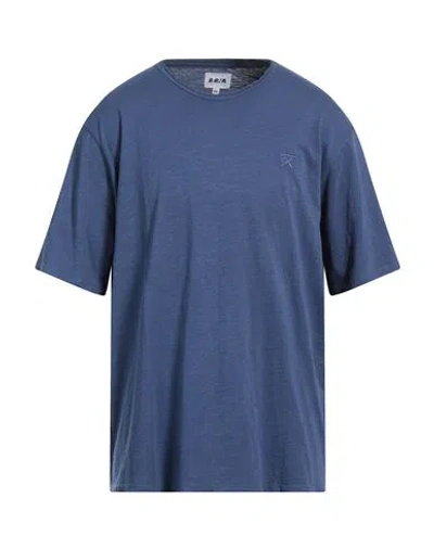 Berna Man T-shirt Navy Size Xxl Cotton In Blue