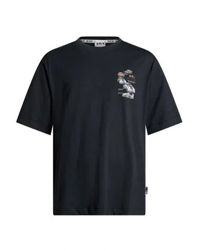Berna Man T-shirt Black Size S Cotton