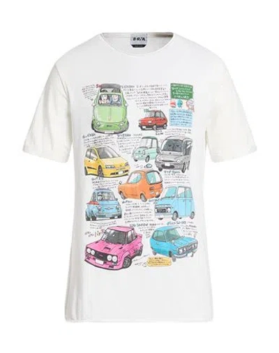 Berna Man T-shirt Cream Size M Cotton In White