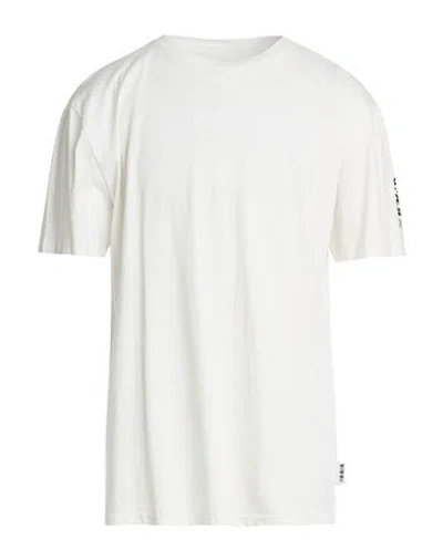 Berna Man T-shirt Cream Size Xxl Cotton In Black