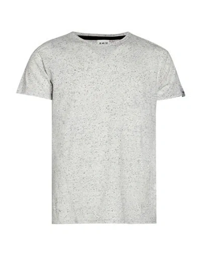 Berna Man T-shirt Light Grey Size M Cotton, Polyester In Gray