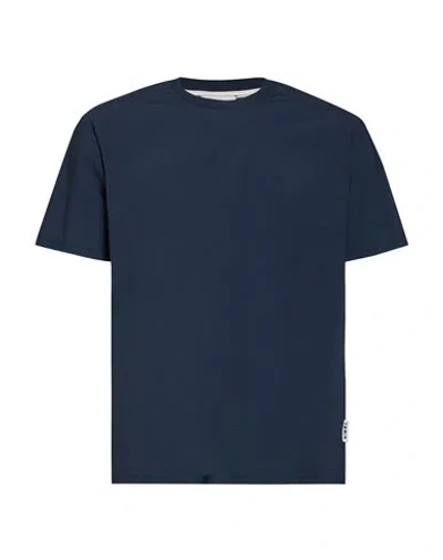 Berna Man T-shirt Navy Size L Polyamide, Elastane In Blue