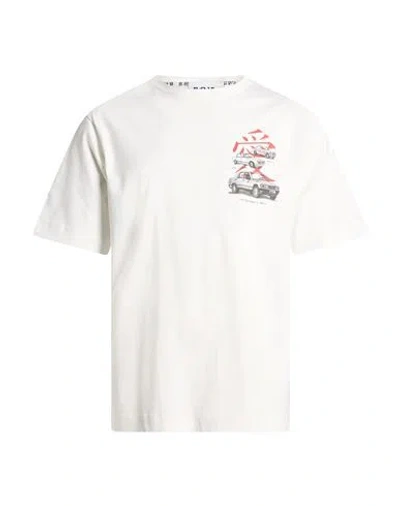 Berna Man T-shirt Off White Size L Cotton