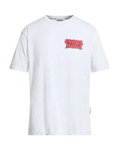 Berna Man T-shirt White Size L Cotton