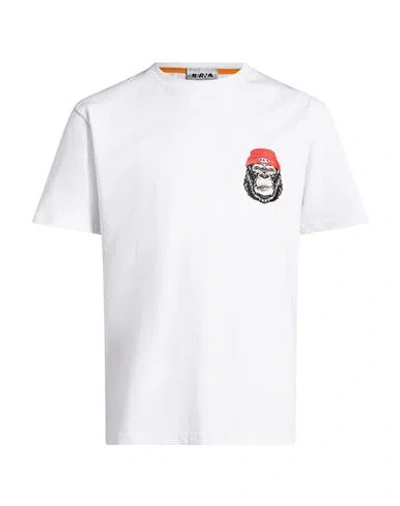 Berna Man T-shirt White Size L Cotton
