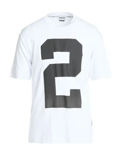 Berna Man T-shirt White Size L Cotton
