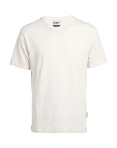 Berna Man T-shirt White Size L Linen