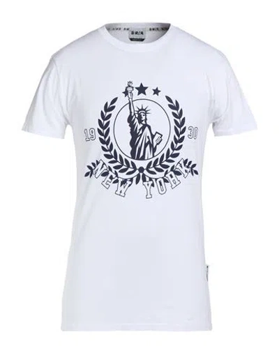 Berna Man T-shirt White Size M Cotton