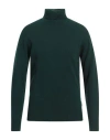 Berna Man Turtleneck Emerald Green Size 3xl Wool, Polyamide
