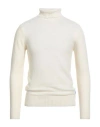 Berna Man Turtleneck Ivory Size Xl Wool, Polyamide In White