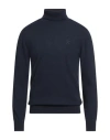 Berna Man Turtleneck Midnight Blue Size Xl Wool, Viscose, Polyamide, Cashmere In Blue