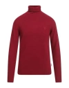Berna Man Turtleneck Red Size Xxl Wool, Polyamide