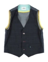 Berna Toddler Boy Tailored Vest Midnight Blue Size 4 Polyester, Viscose, Elastane In Blue