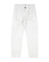 Berna Babies'  Toddler Girl Pants White Size 6 Cotton, Elastane