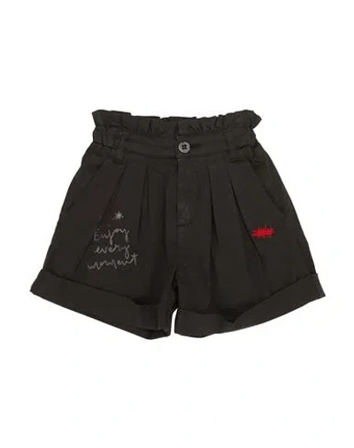 Berna Babies'  Toddler Girl Shorts & Bermuda Shorts Black Size 4 Cotton, Elastane