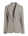 Berna Woman Blazer Beige Size M Polyester, Viscose, Elastane