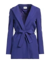 Berna Woman Blazer Purple Size 4 Polyester, Elastane