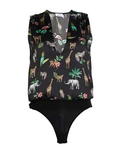 Berna Woman Bodysuit Black Size S Polyester