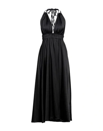 Berna Woman Long Dress Black Size Onesize Polyester