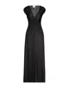 Berna Woman Maxi Dress Black Size Xs Polyester, Elastane In Black