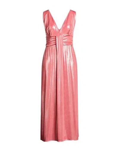 Berna Woman Maxi Dress Salmon Pink Size Xs Polyester, Elastane