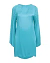 Berna Short Dresses In Blue