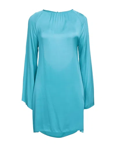 Berna Short Dresses In Blue