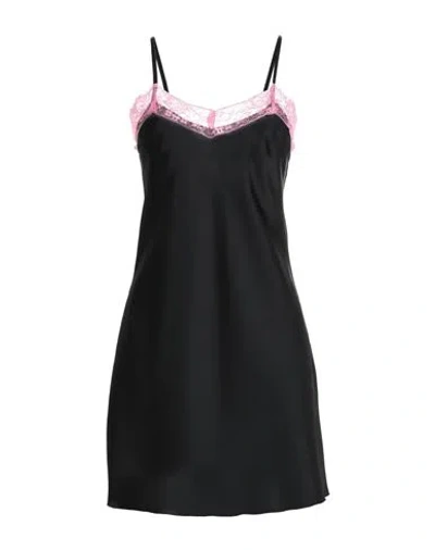 Berna Woman Short Dress Black Size Onesize Polyester