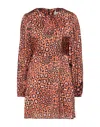 Berna Short Dresses In Red