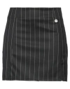 Berna Woman Mini Skirt Black Size 2 Polyester, Viscose, Elastane In Black