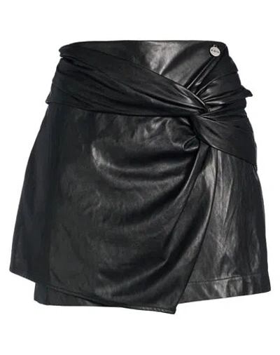 Berna Woman Mini Skirt Black Size M Polyurethane